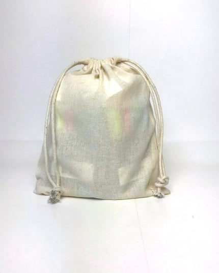katoenen zak ca. 24x29 cm