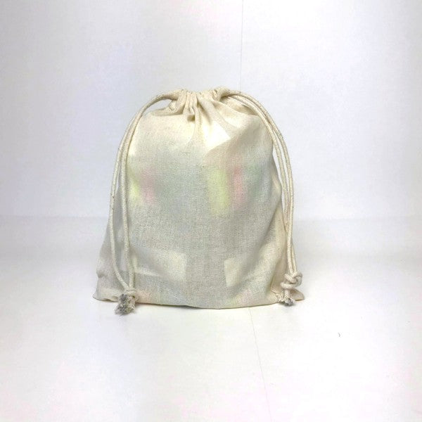 katoenen zak ca. 24x29 cm