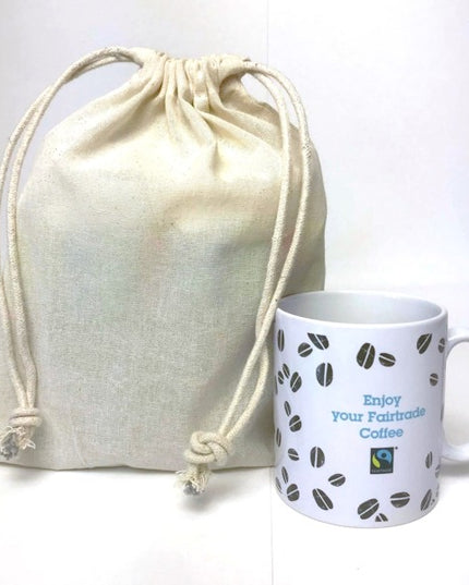 katoenen zak ca. 24x29 cm