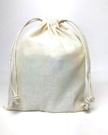 katoenen zak ca. 24x29 cm