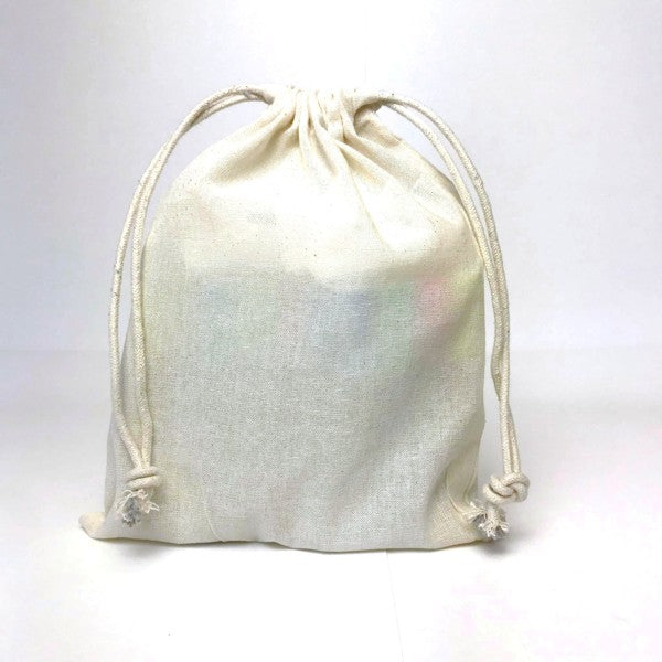 katoenen zak ca. 24x29 cm