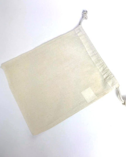 katoenen zak ca. 24x29 cm