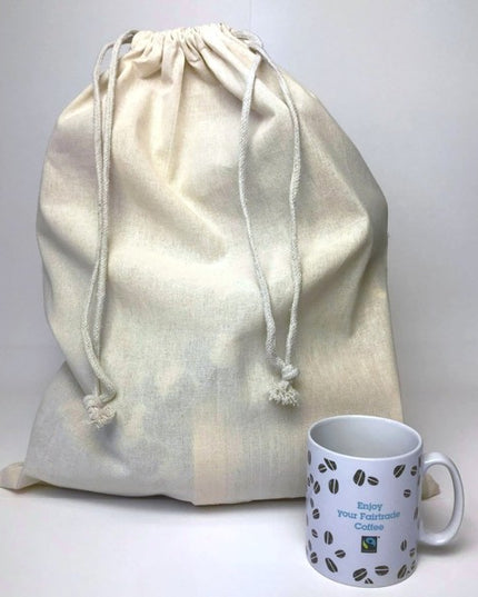 katoenen zak ca. 40x50 cm