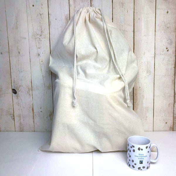 katoenen zak ca. 50x75 cm