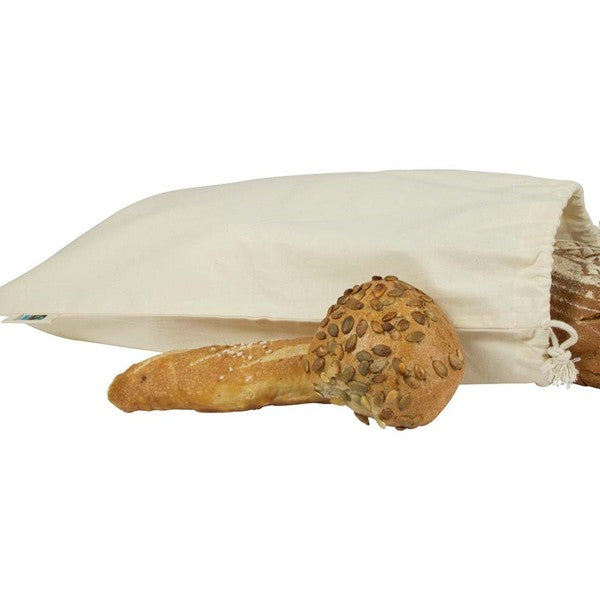 BIO- & Fairtrade katoenen zak met touwsluiting ca. 30x45 cm