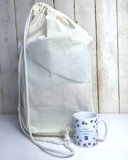 katoenen stropzak ca. 40x54 ø 24 cm