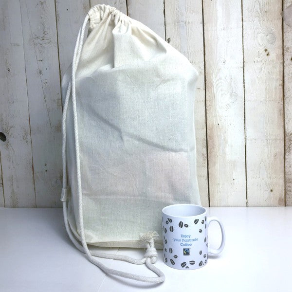 katoenen stropzak ca. 40x54 ø 24 cm