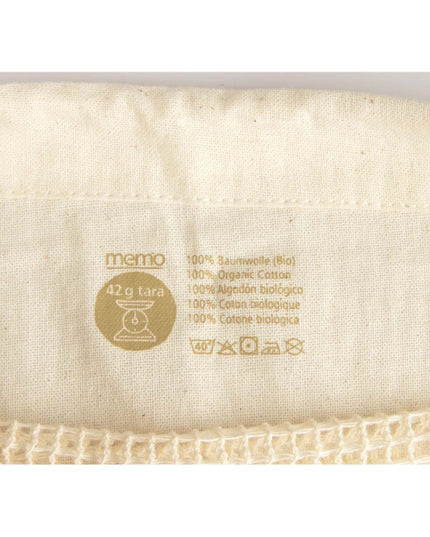 BIO- & Fairtrade katoenen fruit- en groentenzak ca. 40x30 cm