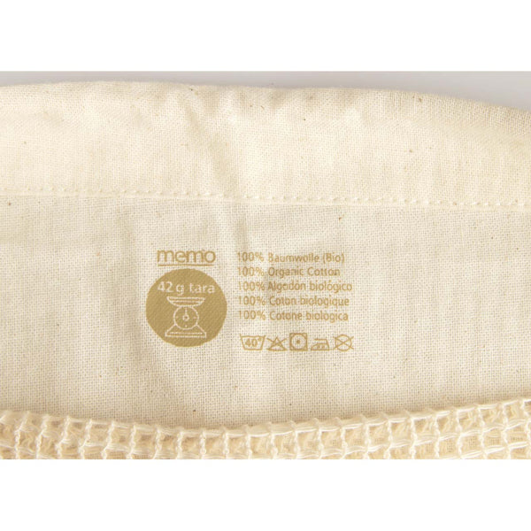 BIO- & Fairtrade katoenen fruit- en groentenzak ca. 40x30 cm