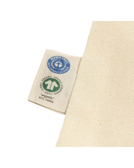 BIO- & Fairtrade katoenen fruit- en groentenzak ca. 40x30 cm