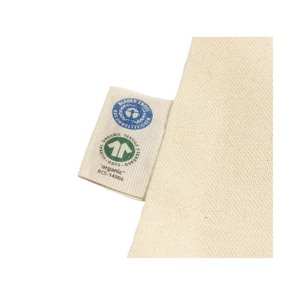 BIO- & Fairtrade katoenen fruit- en groentenzak ca. 40x30 cm