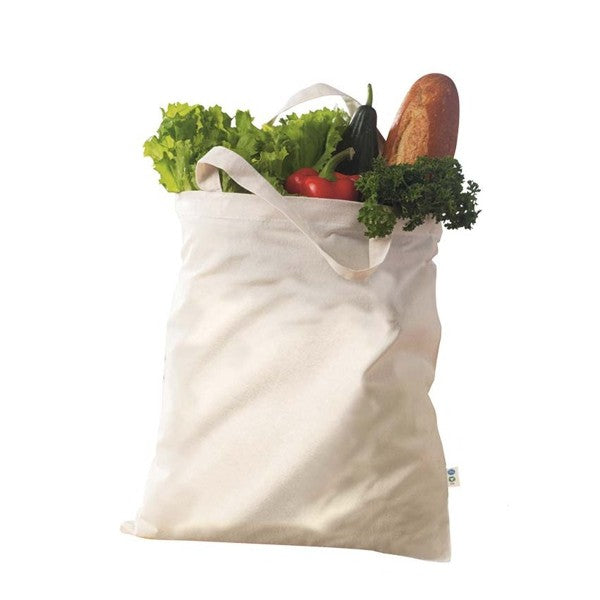 BIO-katoen tas ca. 38x42 cm - 15 cm