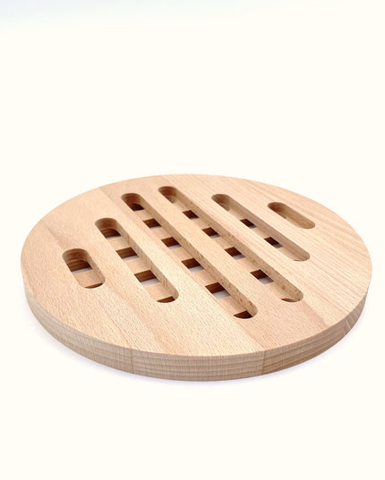 onderzetplank rond (20x1,5 cm)