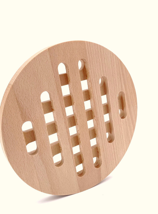 onderzetplank rond (20x1,5 cm)