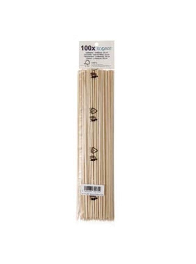 Brochettes saté en bois de tilleul, 30 cm
