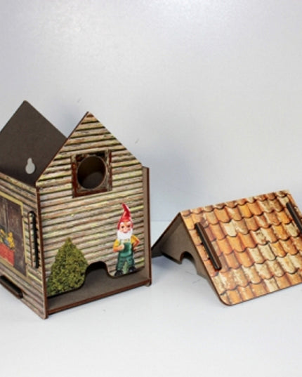 WC-rolhouder "tuinhuis"