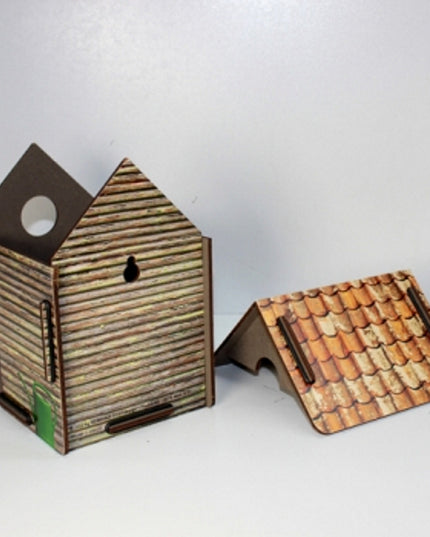 WC-rolhouder "tuinhuis"