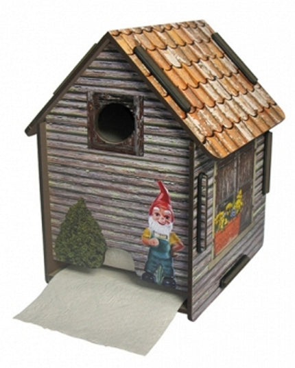 WC-rolhouder "tuinhuis"