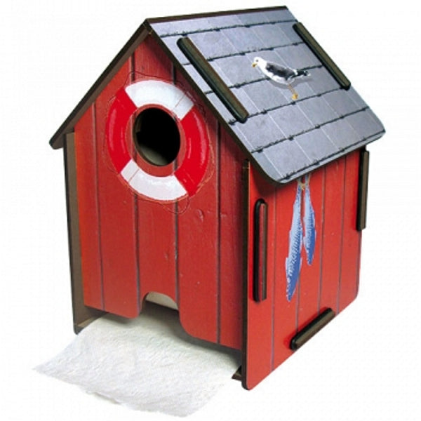 WC-rolhouder "boothuis rood"