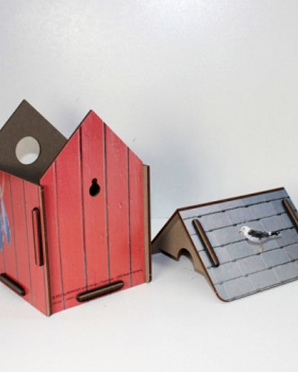 WC-rolhouder "boothuis rood"