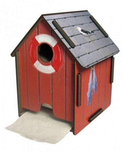 WC-rolhouder "boothuis rood"