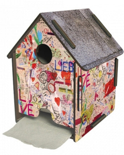 WC-rolhouder "graffiti"