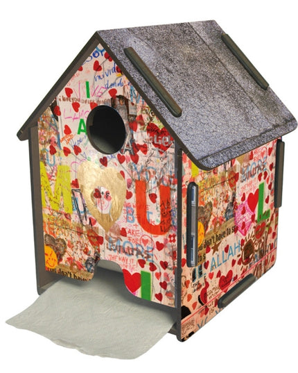 WC-rolhouder "graffiti"