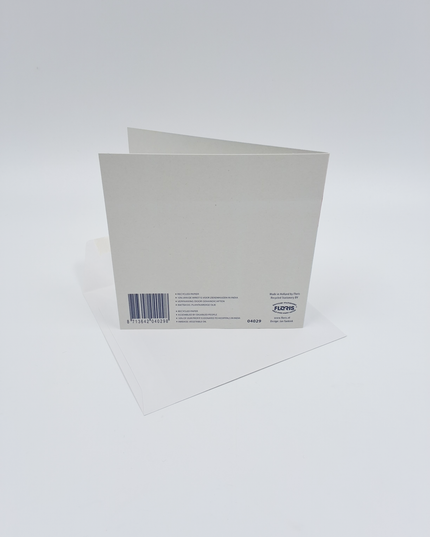 Vierkante wenskaart appels, "Beterschap"