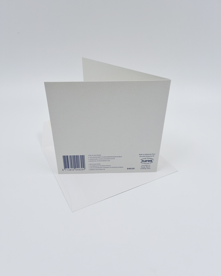 Vierkante wenskaart zonnebloem, Muriël