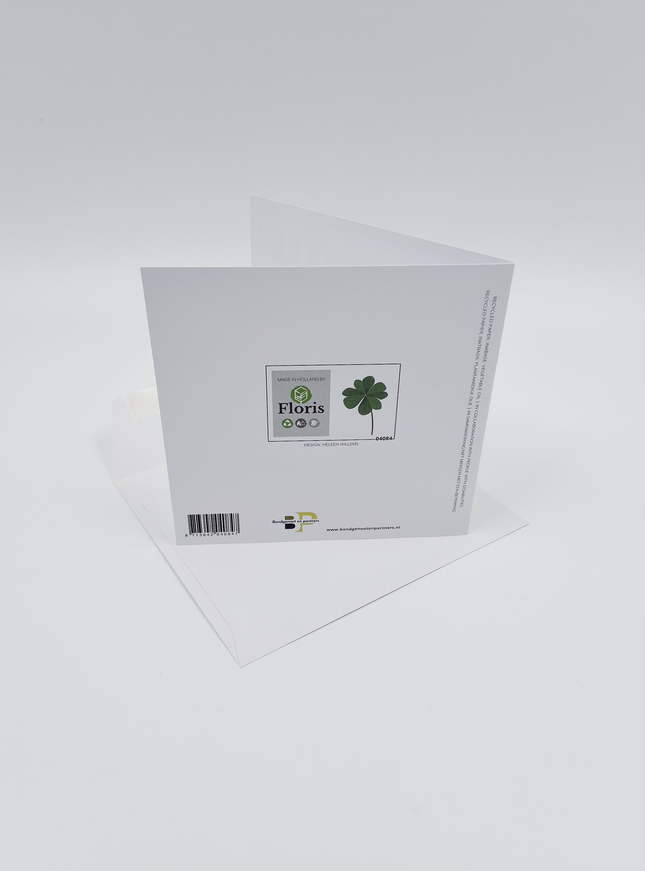 Vierkante wenskaart "Beterschaap!"