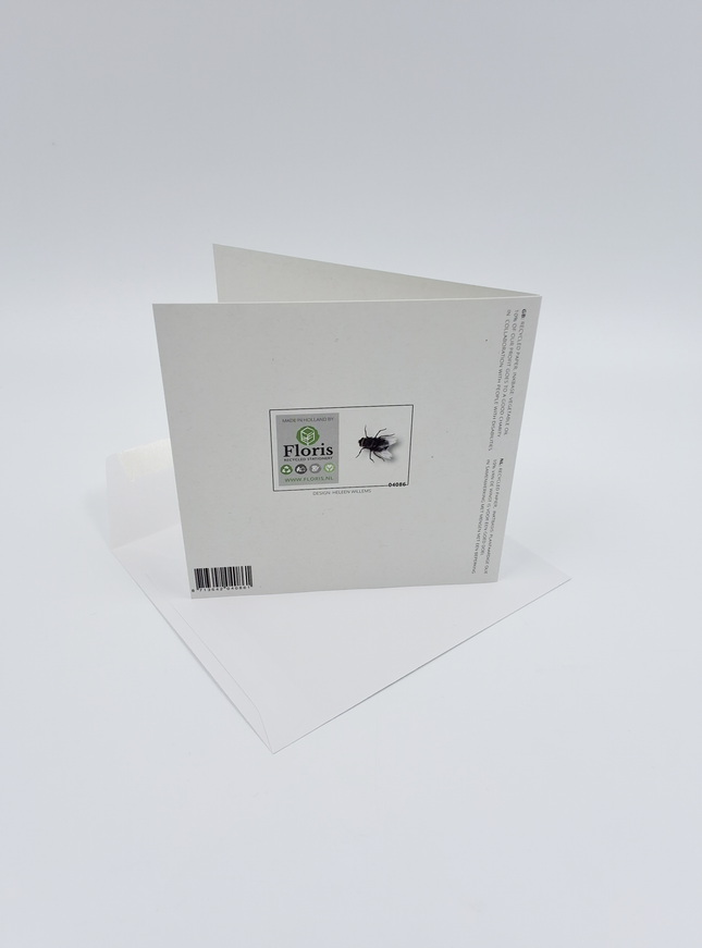 Vierkante wenskaart "Een opkikkertje voor jou"