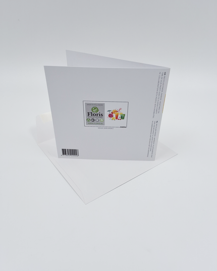 Vierkante wenskaart "Time to Party!"