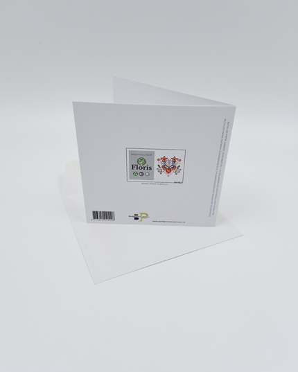 Vierkante wenskaart "Van harte beterschap"