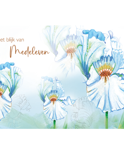 Wenskaart met blijk van medeleven