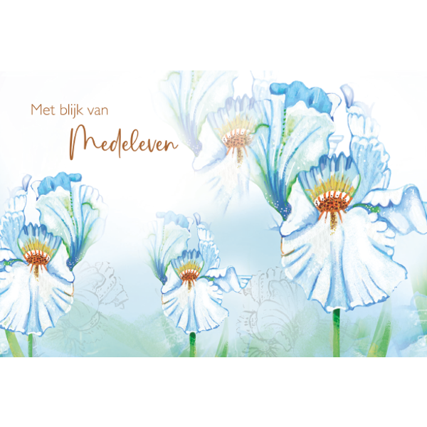 Wenskaart met blijk van medeleven