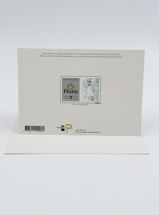 Wenskaart met blijk van medeleven