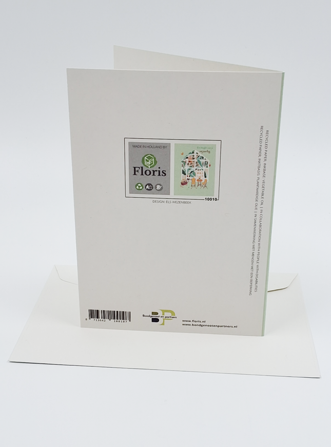 Wenskaart een knuffel voor je verjaardag