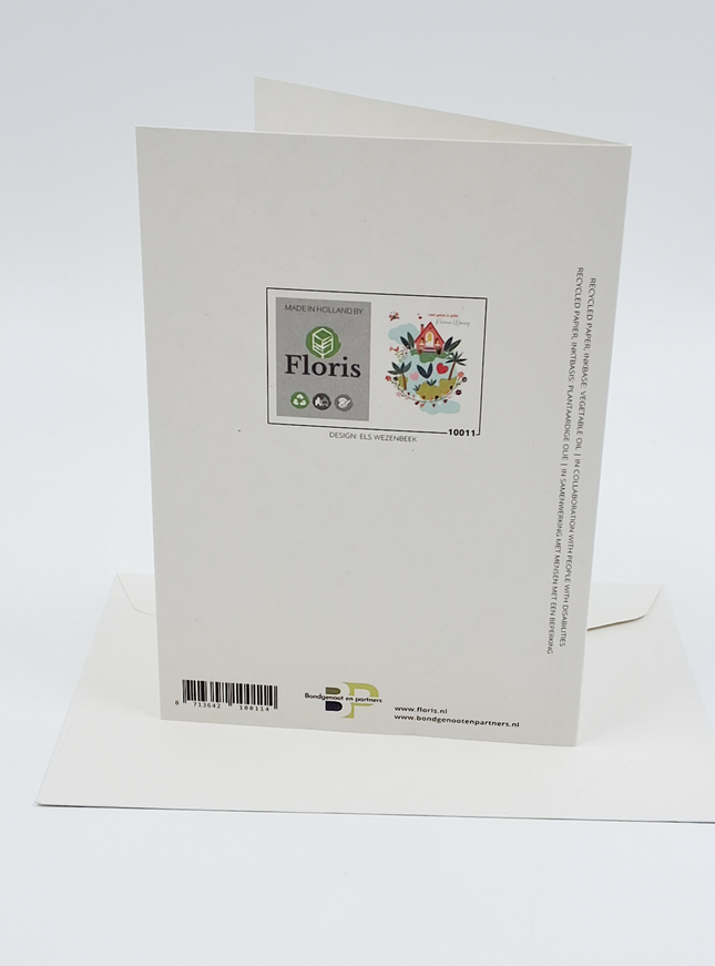 Wenskaart veel geluk in jullie nieuwe woning