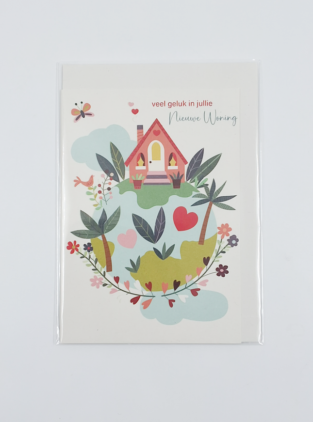 Wenskaart veel geluk in jullie nieuwe woning