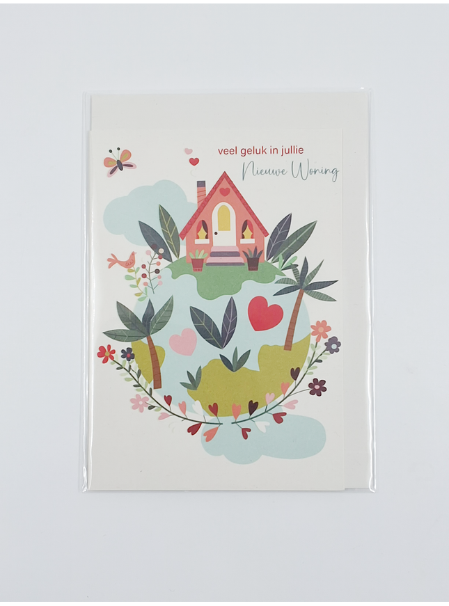 Wenskaart veel geluk in jullie nieuwe woning