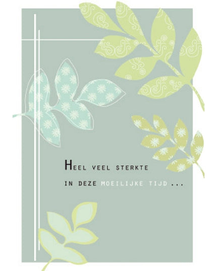 Wenskaart heel veel sterkte