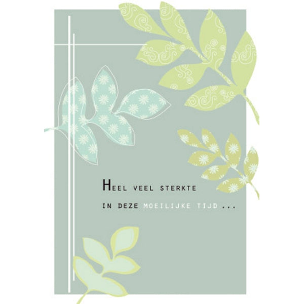 Wenskaart heel veel sterkte