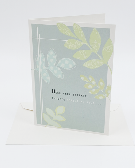 Wenskaart heel veel sterkte