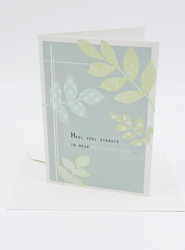 Wenskaart heel veel sterkte