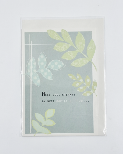 Wenskaart heel veel sterkte