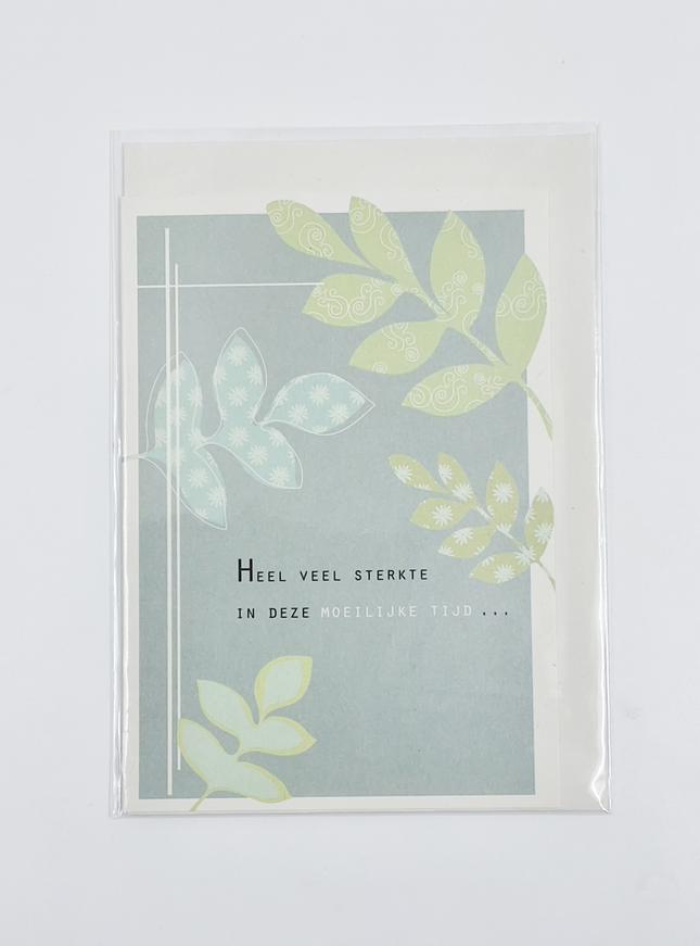 Wenskaart heel veel sterkte