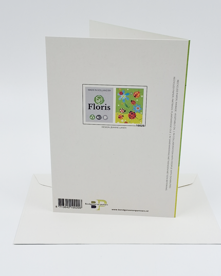 Wenskaart lieveheersbeestjes