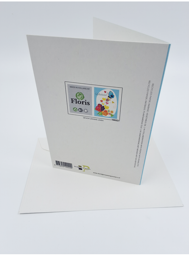 Wenskaart vlinder HG