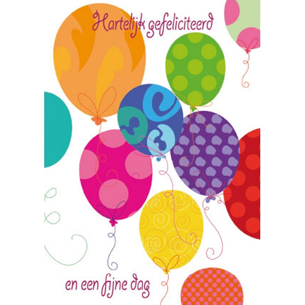 Wenskaart ballonnen HG