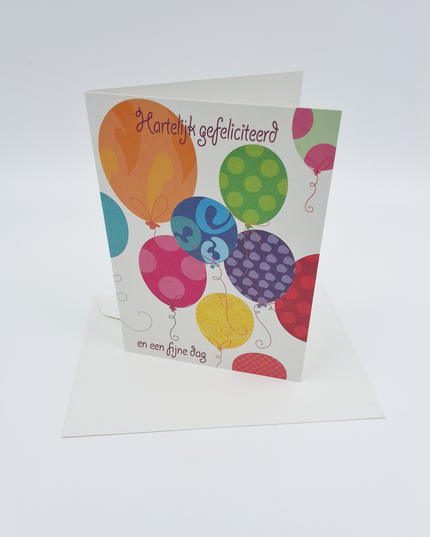Wenskaart ballonnen HG